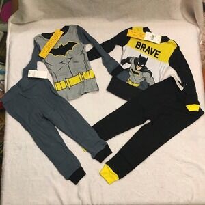 NWT Batman Pajamas Bundle 3T – 2‑Pack Cotton Pajama Sets | Batman Superhero